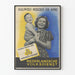 Vintage-Poster Hilfspost Mutter und Kind Wanddekoration