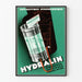 Vintage-Poster Hydralin antiseptisch gynäkologisch für Wanddekoration