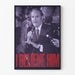 Vintage-Poster I Believe Him – Schwarz-Weiß-Wanddekoration
