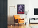 Vintage-Poster I Believe Him – Schwarz-Weiß-Wanddekoration