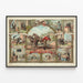 Vintage-Poster I Feed You All: Historische amerikanische Illustration — gerahmtes Bild an der Wand