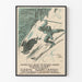 Poster vintage Dzien Narciarski – Competizione di sci a Zakopane 1910