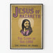 Vintage-Poster Jesus von Nazareth Spirituelle Wanddekoration