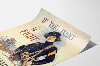 Vintage-Marineposter Amerikanische Dekoration