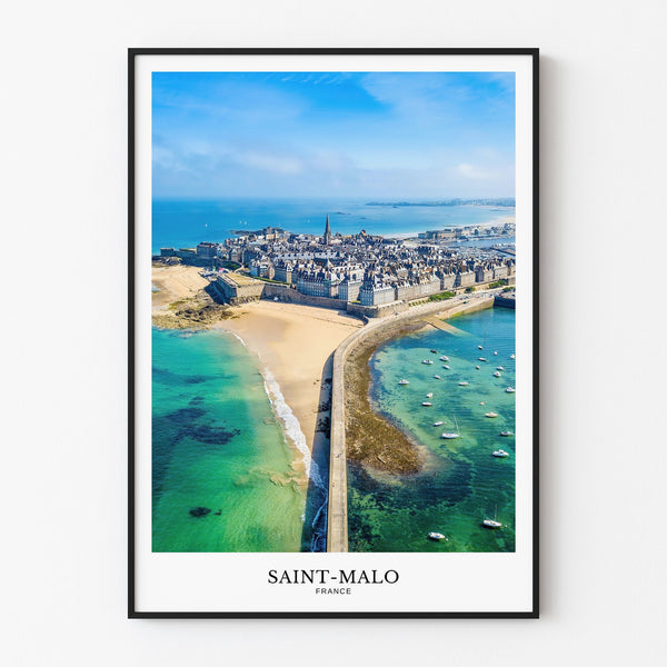 Luftaufnahme von Saint-Malo | Fotoabzug