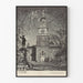 Vintage-Poster Unabhängigkeitshalle Philadelphia – Historische Wanddekoration Artem Legrand