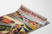 Vintage-Poster vom Indianapolis Motor Speedway Autorennen