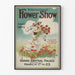 Vintage-Poster Internationale Blumenmesse – Florale Wanddekoration