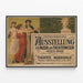Poster vintage Esposizione Internazionale Musica e Teatro Vienna 1892 — quadro incorniciato alla parete
