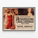 Vintage Poster International Exhibition Vienna 1892 Music and Theatre — framed artwork on a wall