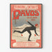 Vintage-Poster des internationalen Eiskunstlaufes in Davos 1905