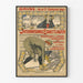 Vintage-Poster Wettlauf Eiskunstlauf Davos 1904