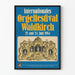 Vintage-Poster des Internationalen Orgel-Festivals Waldkirch 1984