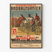 Vintage-Poster des Internationalen Radball-Turniers