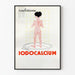 Vintage-Medizinposter über Rachitis und Iodocalcium