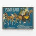 Vintage-Poster Isidor Bach - Männermode Reise und Sport — gerahmtes Bild an der Wand