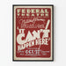 Vintage-Poster Federal-Theater 'It Can't Happen Here' Sinclair Lewis