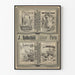 Poster pubblicitario vintage editore J. Rothschild Parigi 13 Rue des Saints Pères
