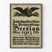 Centennial wall decoration poster of the liberation wars Breslau 1913