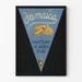 Poster vintage banane Giamaica decorazione murale