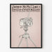 Poster vintage di James McMullan socio-giornalismo