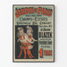 Poster vintage Giardino di Parigi Le Sorelle Blazek