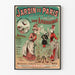 Vintage-Poster Garten von Paris - Spektakel des Pacha Ismaël Abdurrahman