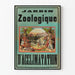 Vintage-Poster Jardin Zoologique d'Acclimatation - Retro-Wanddekoration