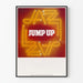 Poster murale Jazz Jump Up neon vintage