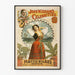 Poster vintage John W. Isham Celebrità Mattie Wilkes Soprano