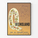 Poster turistico vintage Queensland Australia