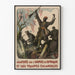 Vintage-Poster zum Tag der Afrikaarmee und der Kolonialtruppen