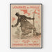 Historisches Wandbild zur Gedenkveranstaltung für den Poilu 1915 - Wanddekoration