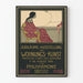 Vintage-Poster für die Ausstellung dekorativer Kunst für den Innenbereich 1906