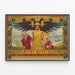 Vintage-Poster Jubiläums-Ausstellung Wien 1898 Wanddekoration — gerahmtes Bild an der Wand
