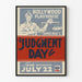 Poster vintage Hollywood Playhouse Giornata del Giudizio