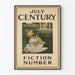 Vintage Wall Poster July Century Fiction Number