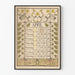 Vintage-Kalenderposter für den Monat April 1898 Wanddekoration