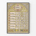 Künstlerischer Kalender-Poster für April 1900 – Vintage-Wanddekoration