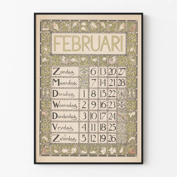 kalenderblad-voor-februari-1898