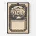 Jugendstil-Poster für Kalender 1919 - Vintage-Wanddekoration