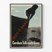 Vintage-Poster „Keep It Dark“ für maritime Wanddekoration