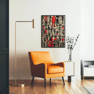 Tableau Pop Art - Figures Abstraites | Reproduction Tableau Décoration murale affiche copie