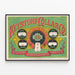 Vintage-Poster Keystone Collar Co. Willkommen im Papierzeitalter — gerahmtes Bild an der Wand
