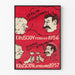 Poster Politico Khrushchev e Stalin 1956-1957