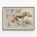 Poster vintage carta Europa caricaturale Kill That Eagle — quadro incorniciato alla parete