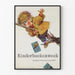 Poster Kinderboekenweek Illustration Kind auf Besen