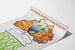 Vintage-Kinderbuchwoche 1982 - Poster Wanddekoration für Kinder