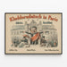 Poster Kladderadatsch alla esposizione industriale di Parigi — quadro incorniciato alla parete