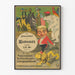 Vintage-Poster Kladderadatsch-Abonnement mit karikaturhaften Tieren